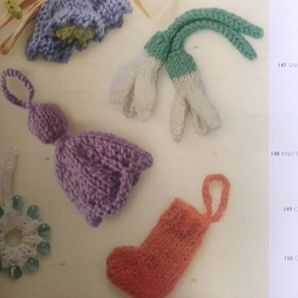 150 Knitted Trims Pattern Book by Lesley Stanford - Picture 10 of 16